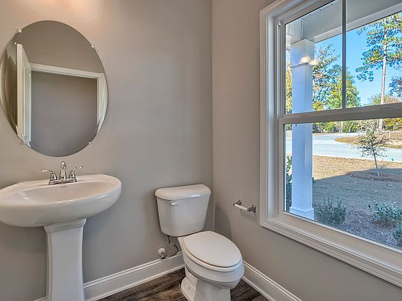 Downstairs half- bath for the St. Petersburg house plan.