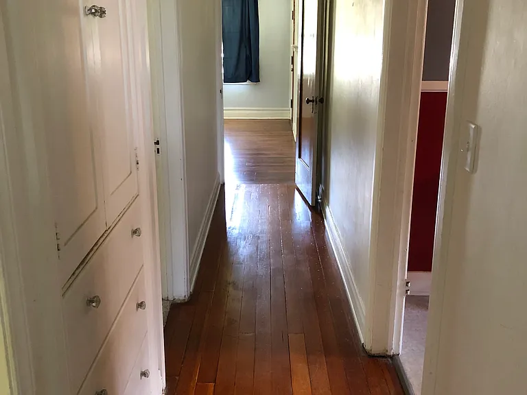 Hallway from front looking to back