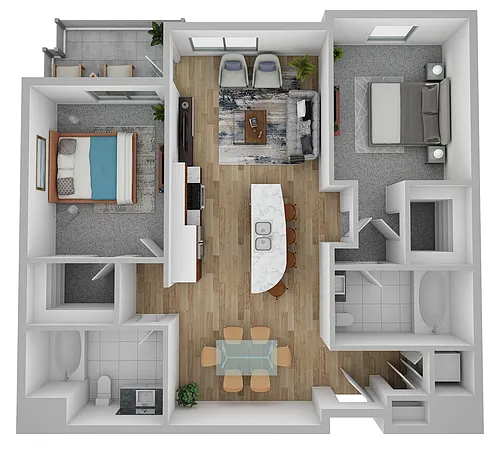 Floor plan B3