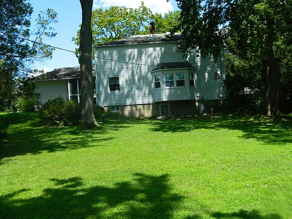 beautiful fenced backyard