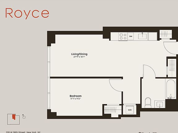 2nd image of 339 W 38th St #14A