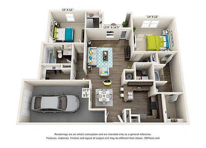Floor plan B2 (Garage)