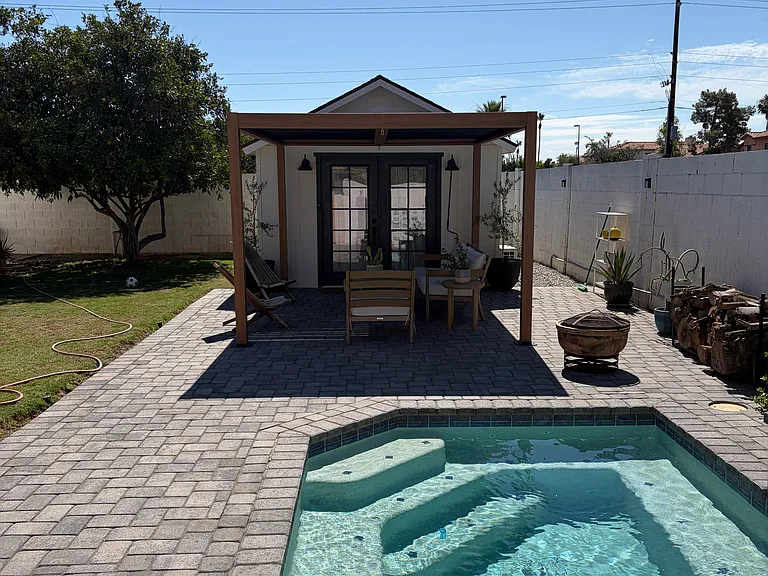 Pool, Pergola and Detached Office/Studio