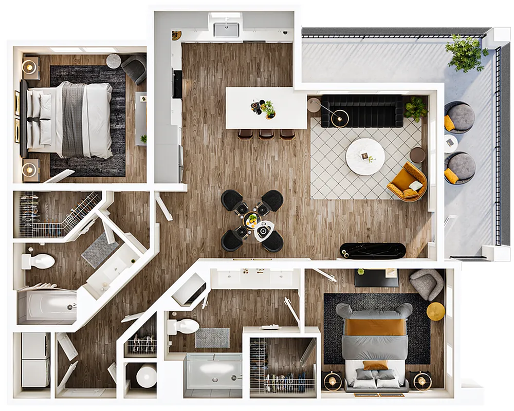 Floor plan B2