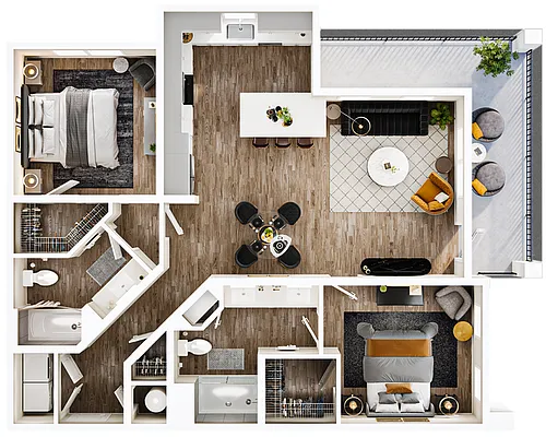 Floor plan B2