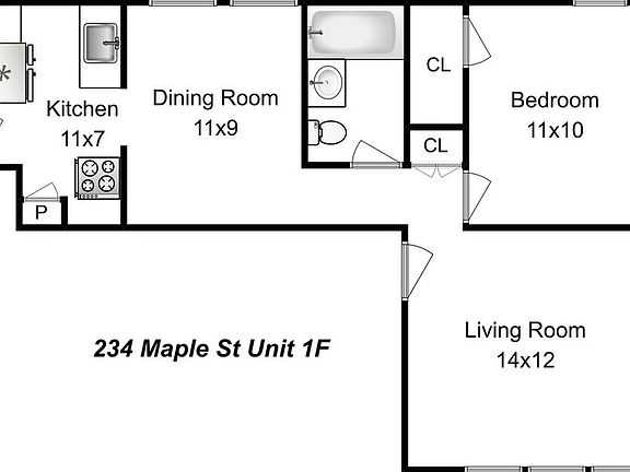 4th image of 234 S Maple Ave APT 1F