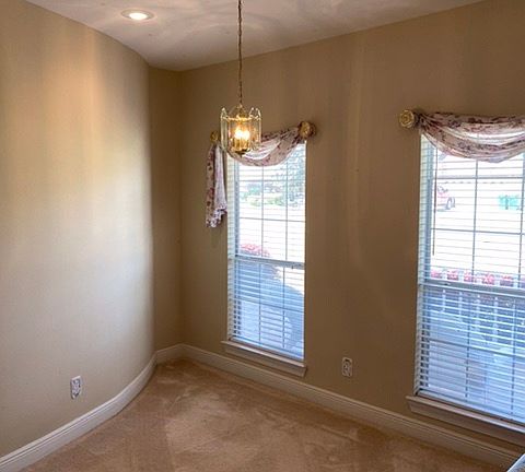 Master bedroom sitting area
