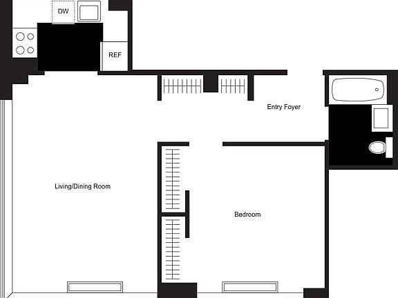 2nd image of 500 W 56th St APT 1019