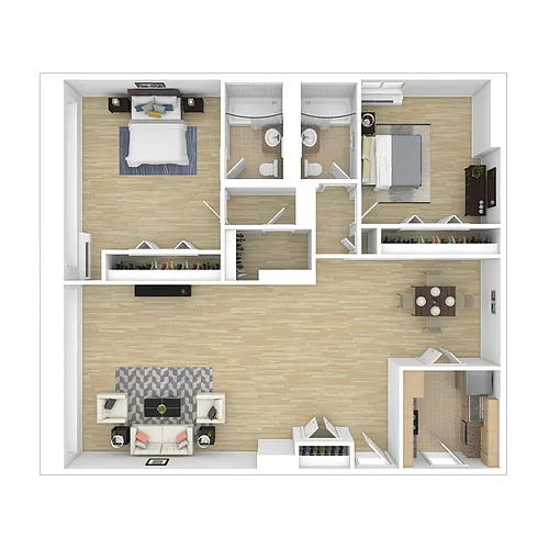 Floor plan 2C