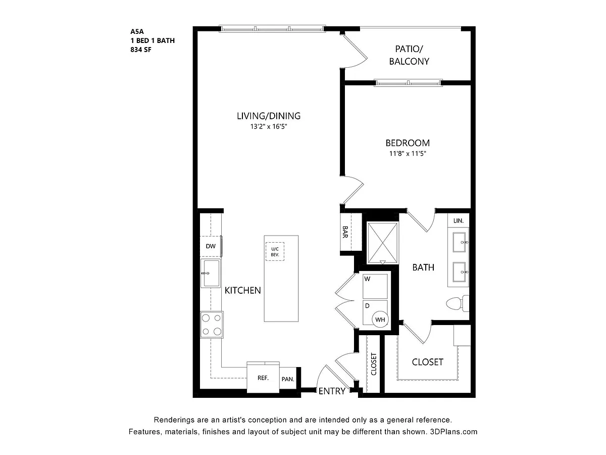 Floor plan A5A