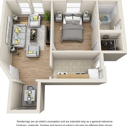 1 Bedroom | 1 Bathroom 1 Bedroom | 1 Bathroom
