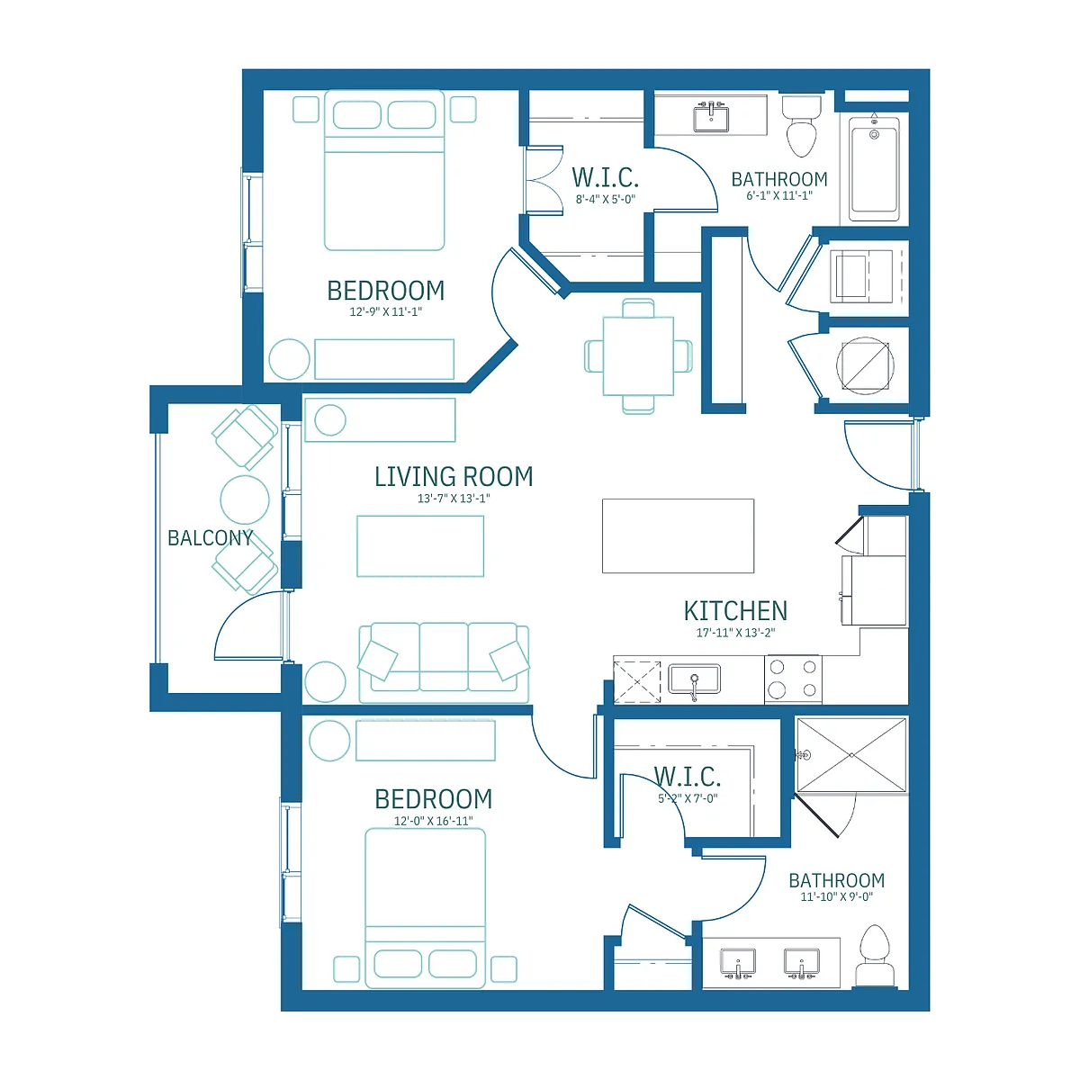 Floor plan Seabreeze