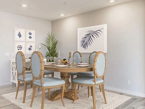 Reflect Virtually Staged Dining Area