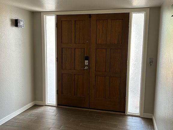 Front Door with electronic lock