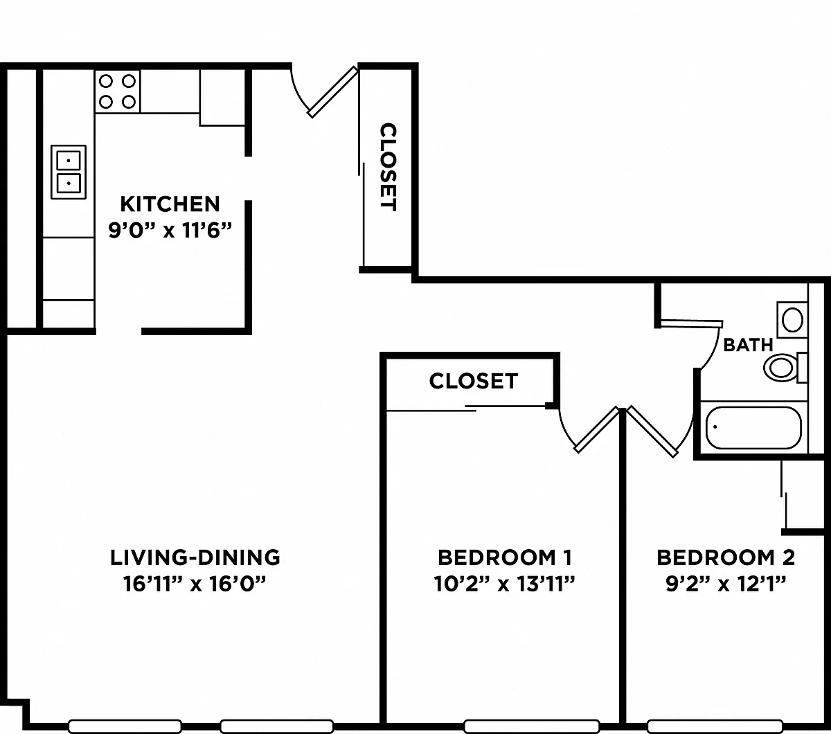 Floor plan G