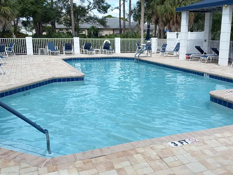 One of three heated pools!