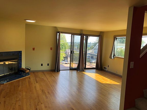 Living Room with Deck