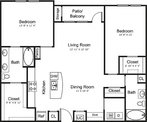 Floor plan Bellaire