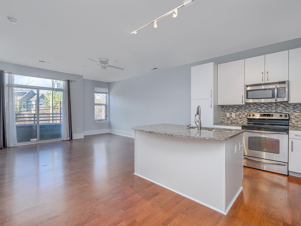 Kitchen and living room