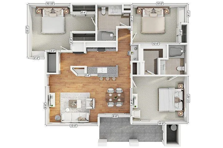 Floor plan 3A2