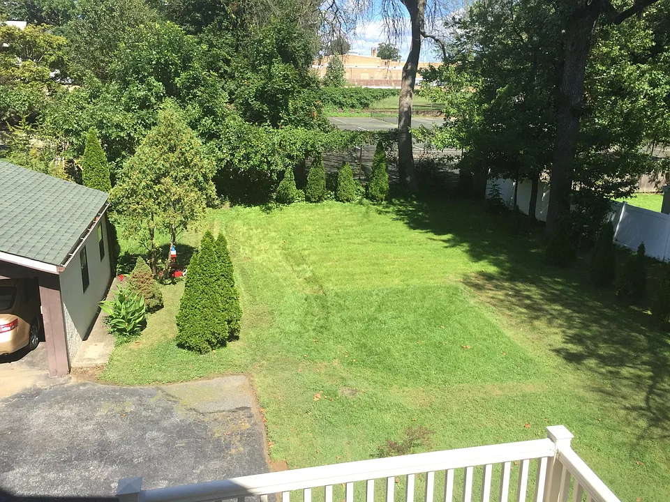 backyard and tennis court