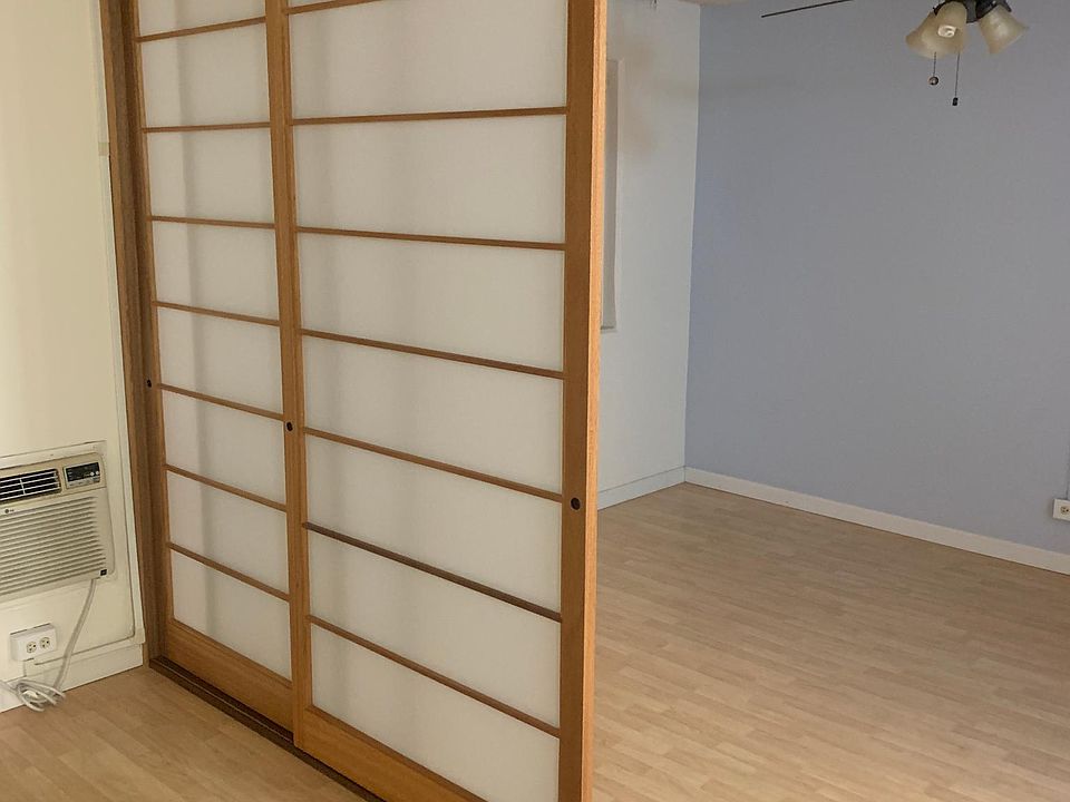 Shoji door to the bedroom