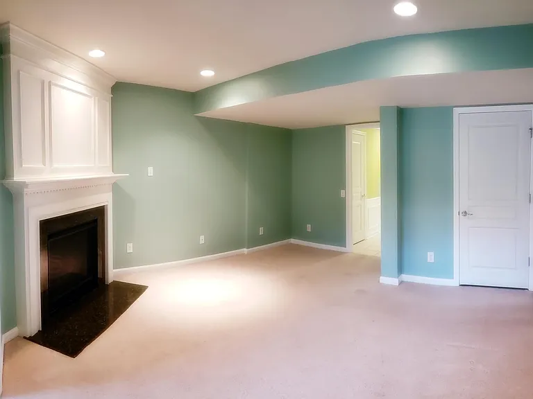 Fireplace in Family Room.