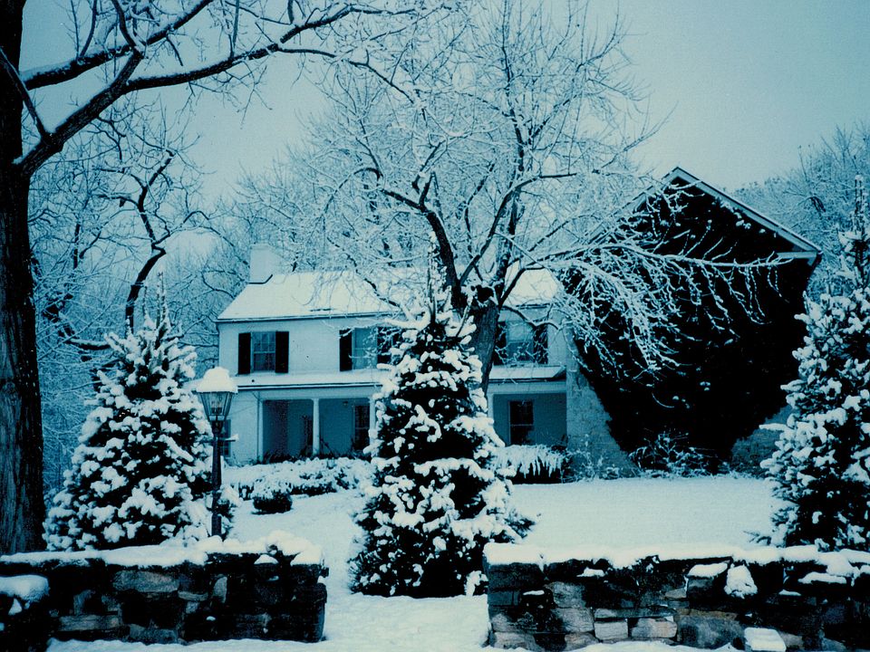 House in snow, (1993)