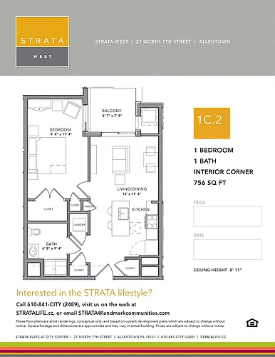 Floor plan 1C2