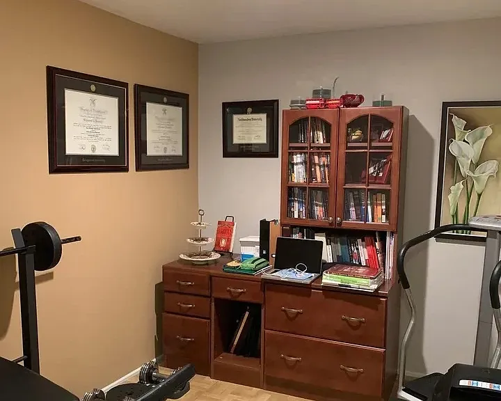 Small open room in basement