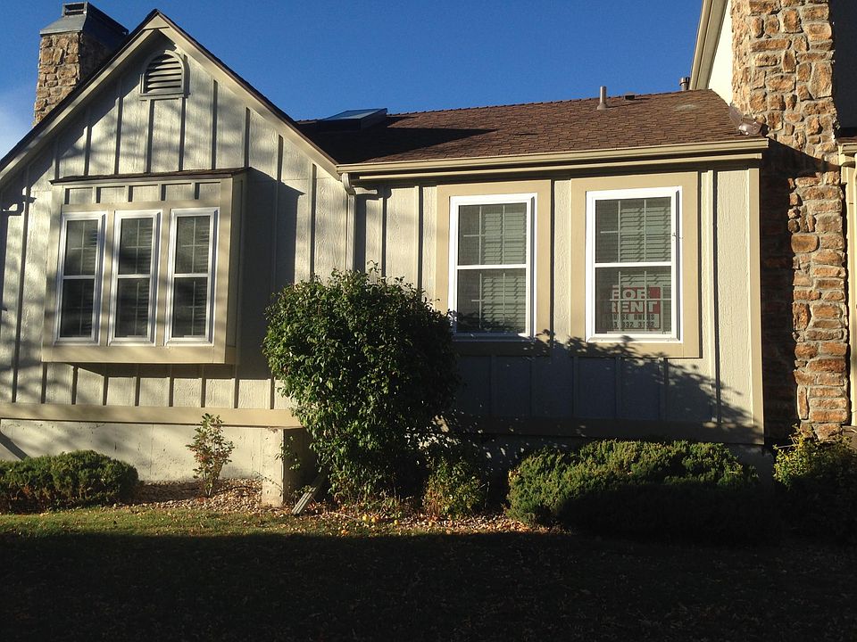 Front view of Unit F facing the reserved parking space
