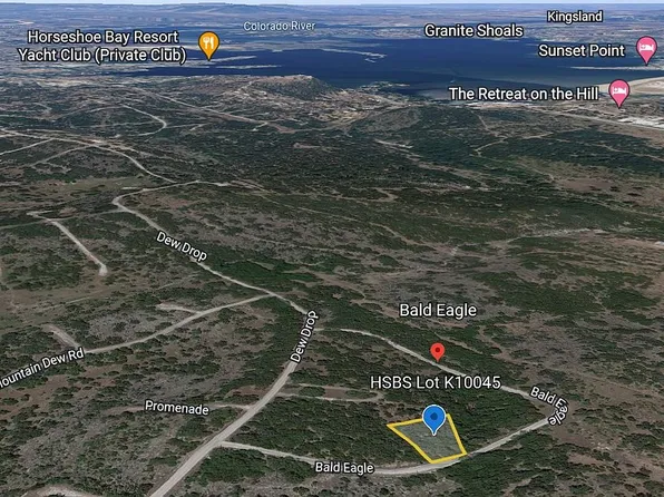 0-K10045 Bald Eagle, Horseshoe Bay, TX 78657