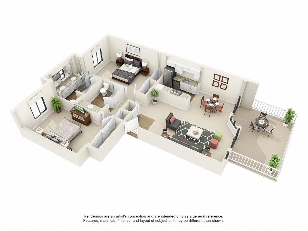 Floor plan 2X2