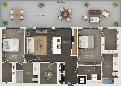 Floor plan B5PH