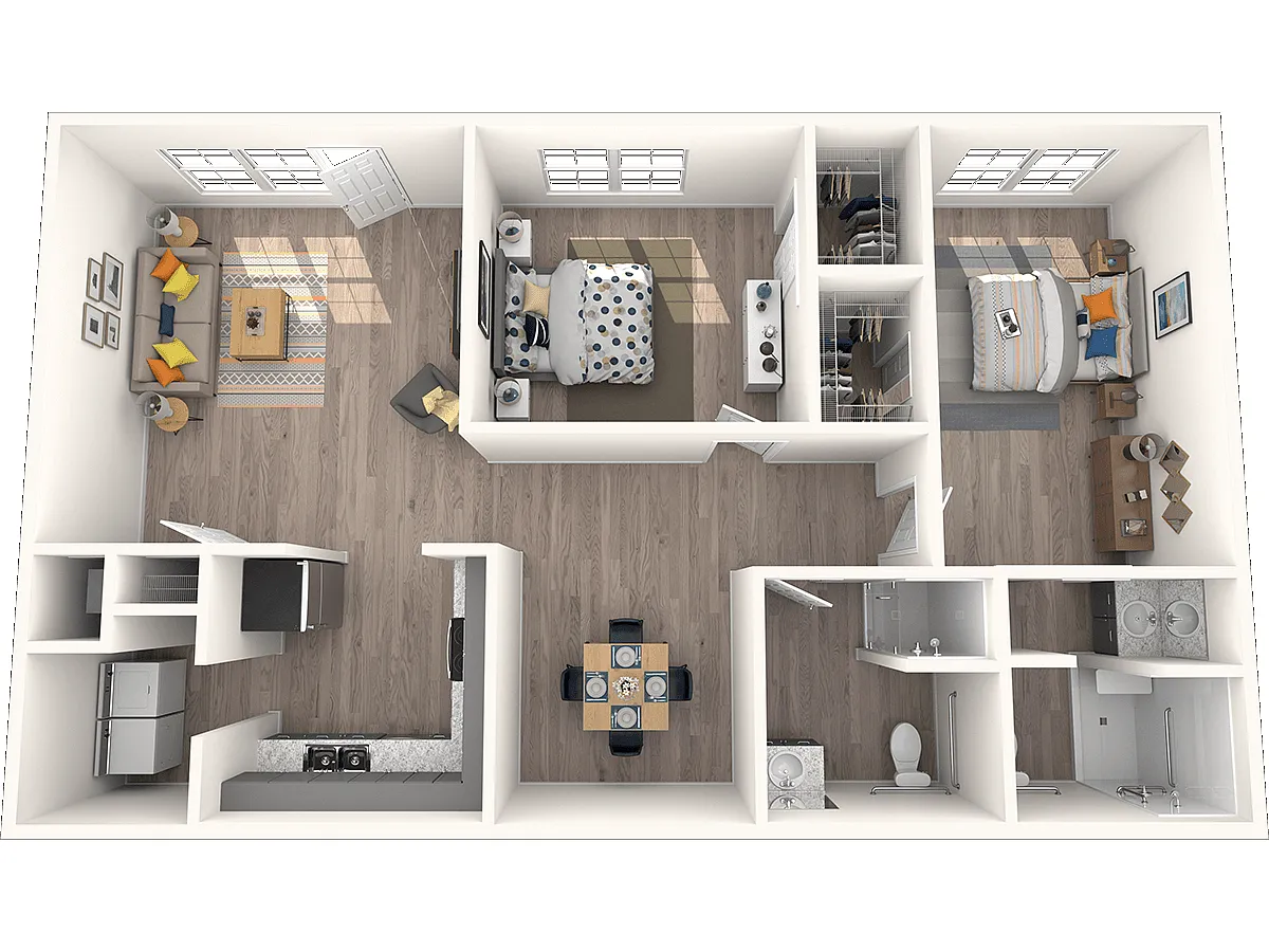 Floor plan B3