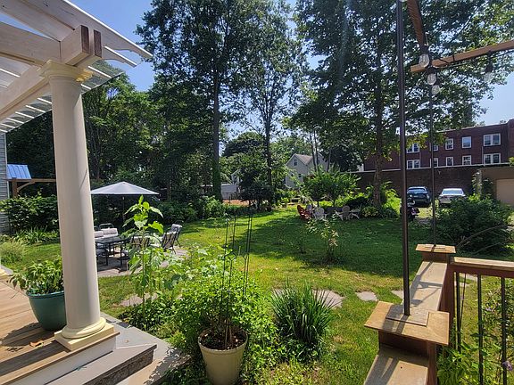 View of the backyard from patio