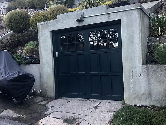 Private garage on street