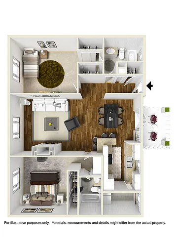 Floor plan 2C
