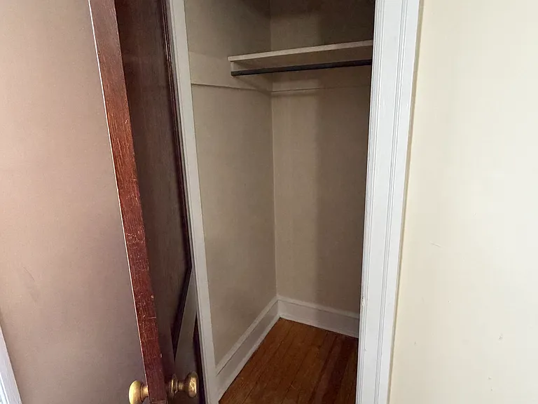 Secondary closet in front bedroom provides additional space.