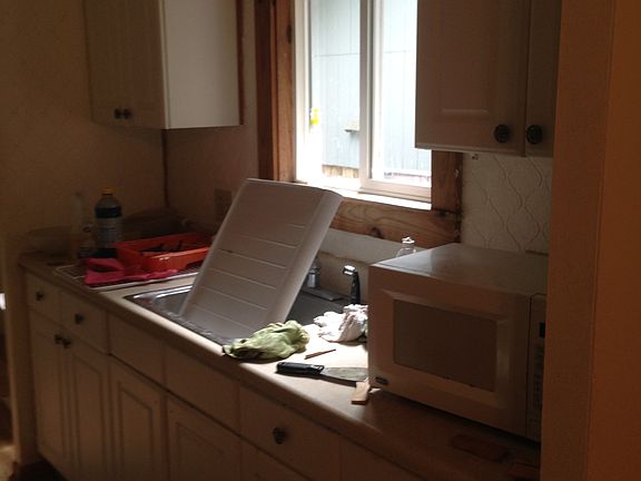 one side of kitchen