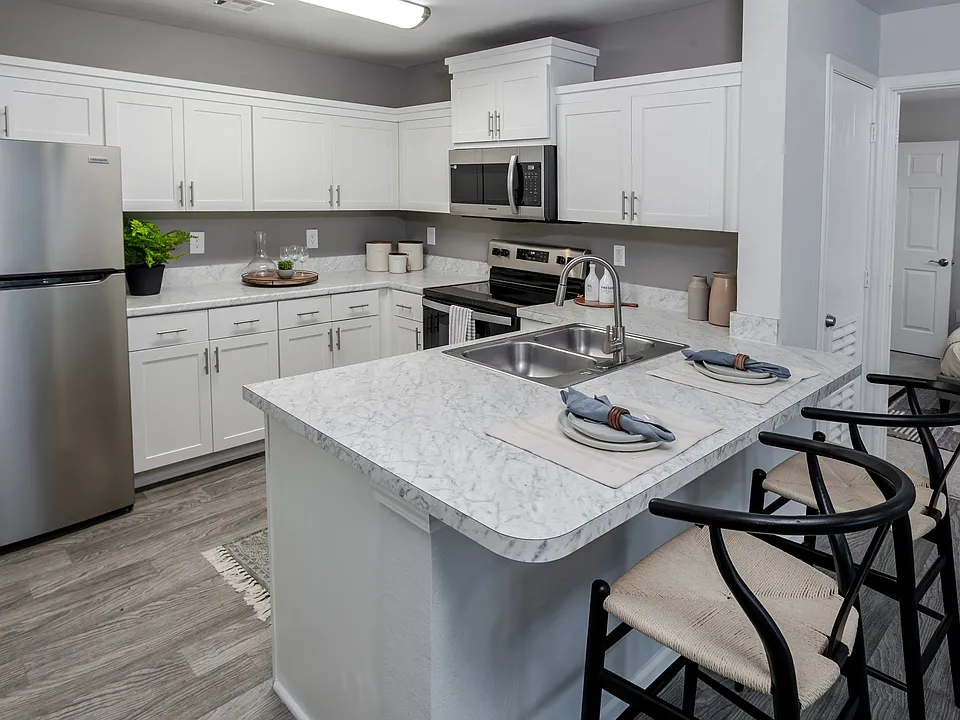 Experience the culinary magic our renovated kitchens a masterpiece of style and function.