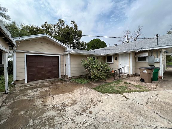 Back porch and garage