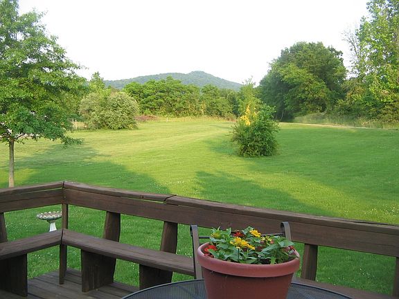 Incredible view from back deck.