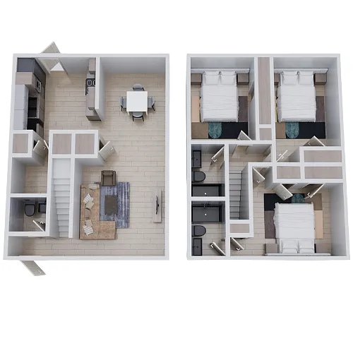 Floor plan 3 Bedroom