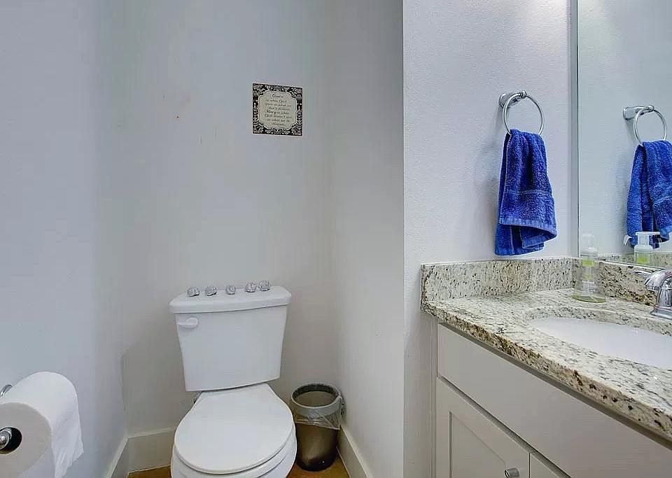 half bath on ground floor