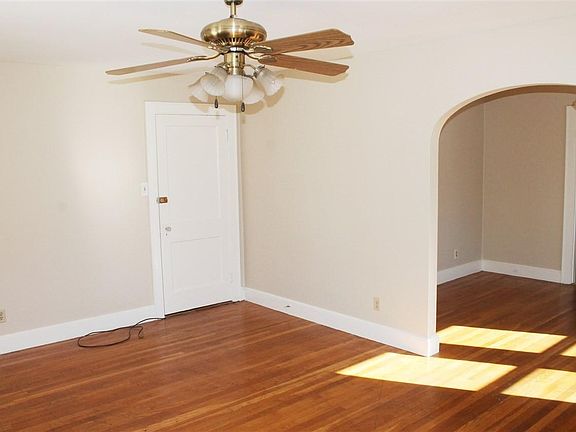 Front door entrance to living room and dining room