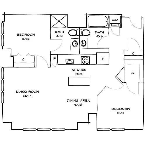 Floor plan New Chardon