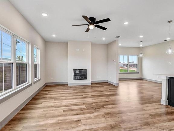 Living Room with Dining area view