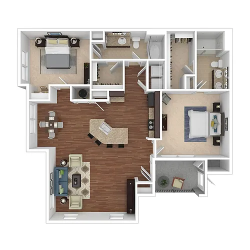 Floor plan St. John - B2