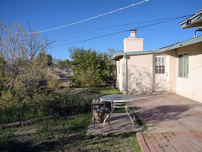Backyard patio
